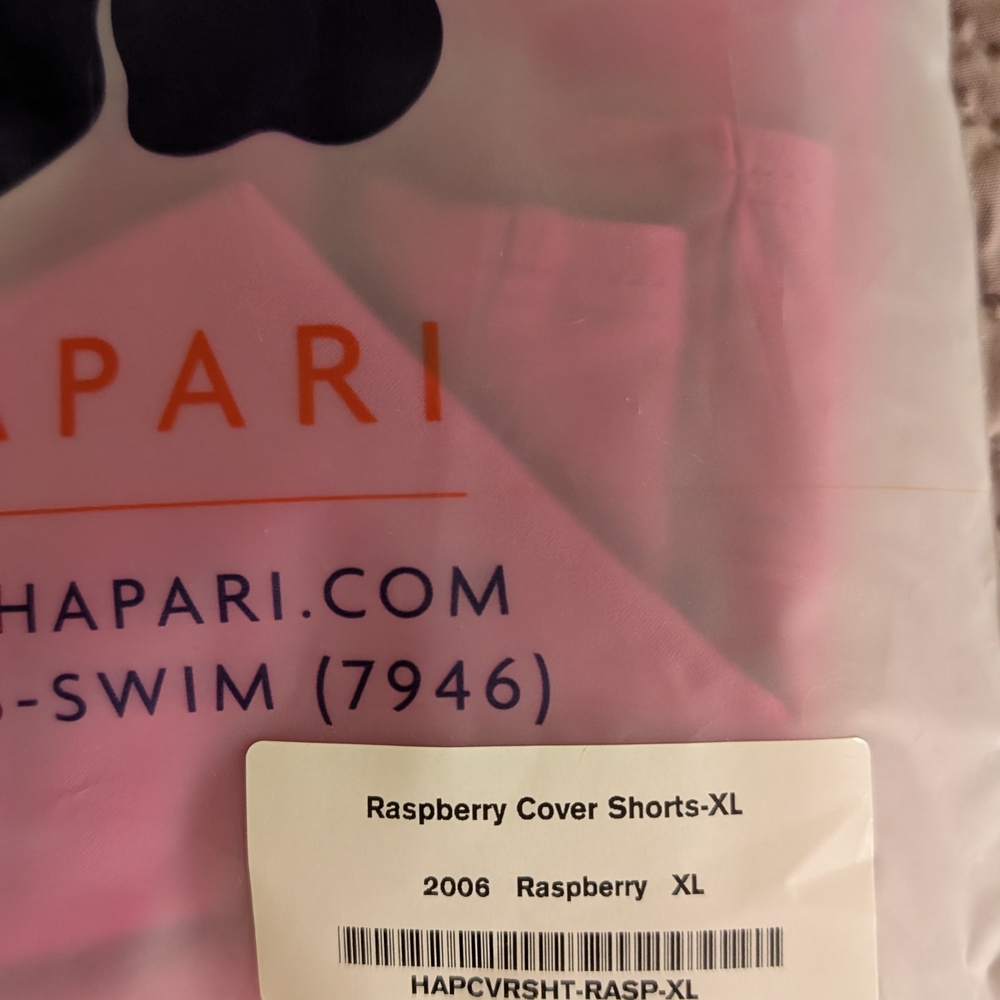Hapari Raspberry Swim Cover Shorts